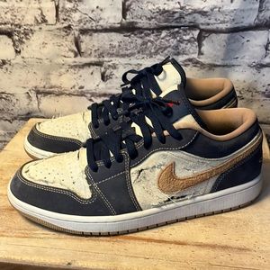 Jordan 1 Denim low (custom). Size 9.5